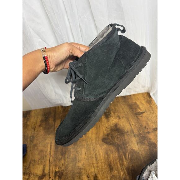 UGG Neumel Black Suede Chukka Boots Boots Shoes Mens Size 13 - Picture 6 of 11
